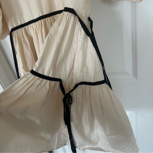 NWT Sofie the Label | Hazel Mini Dress Cream and Black Ruffle | Coquette Girl - Picture 11 of 11